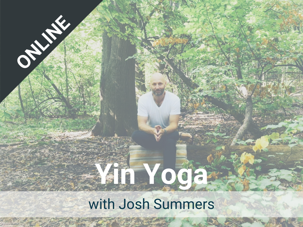 Yin Yoga with Josh: Offered each Wednesday – a live, online class via Zoom. Recorded version is available in our Sangha Library.