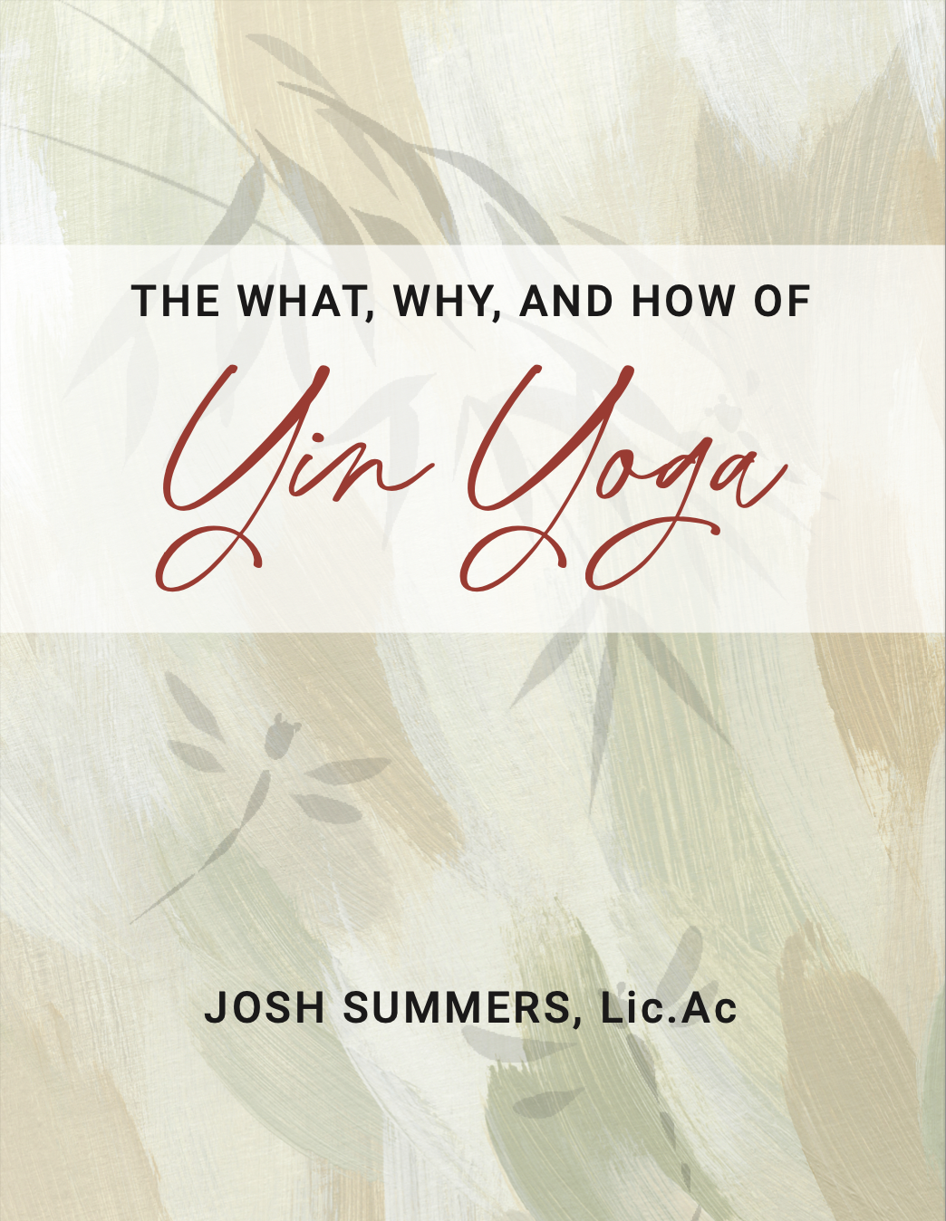 WWH Yin Yoga COVER